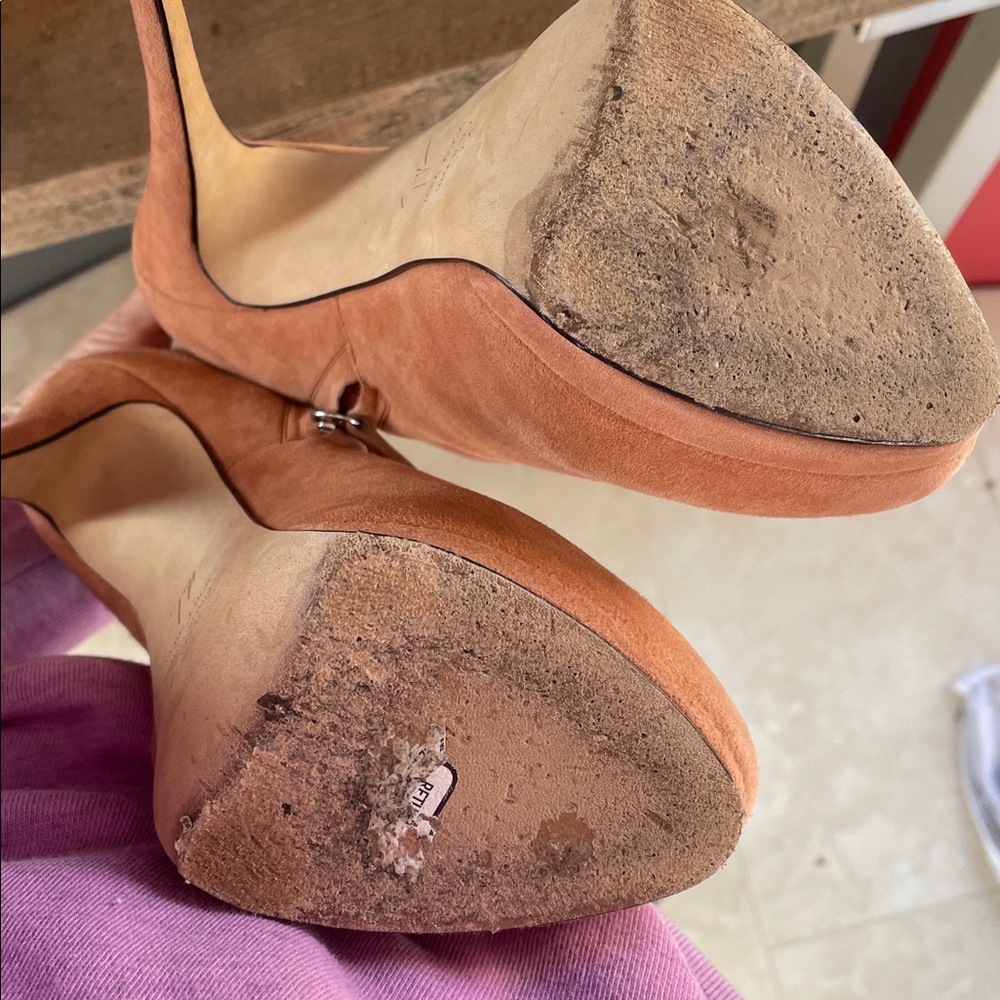 Giuseppe Zanotti High Heel Ankle Boots. Peach 🍑 size 37.5 37 1/2 - Picture 10 of 16